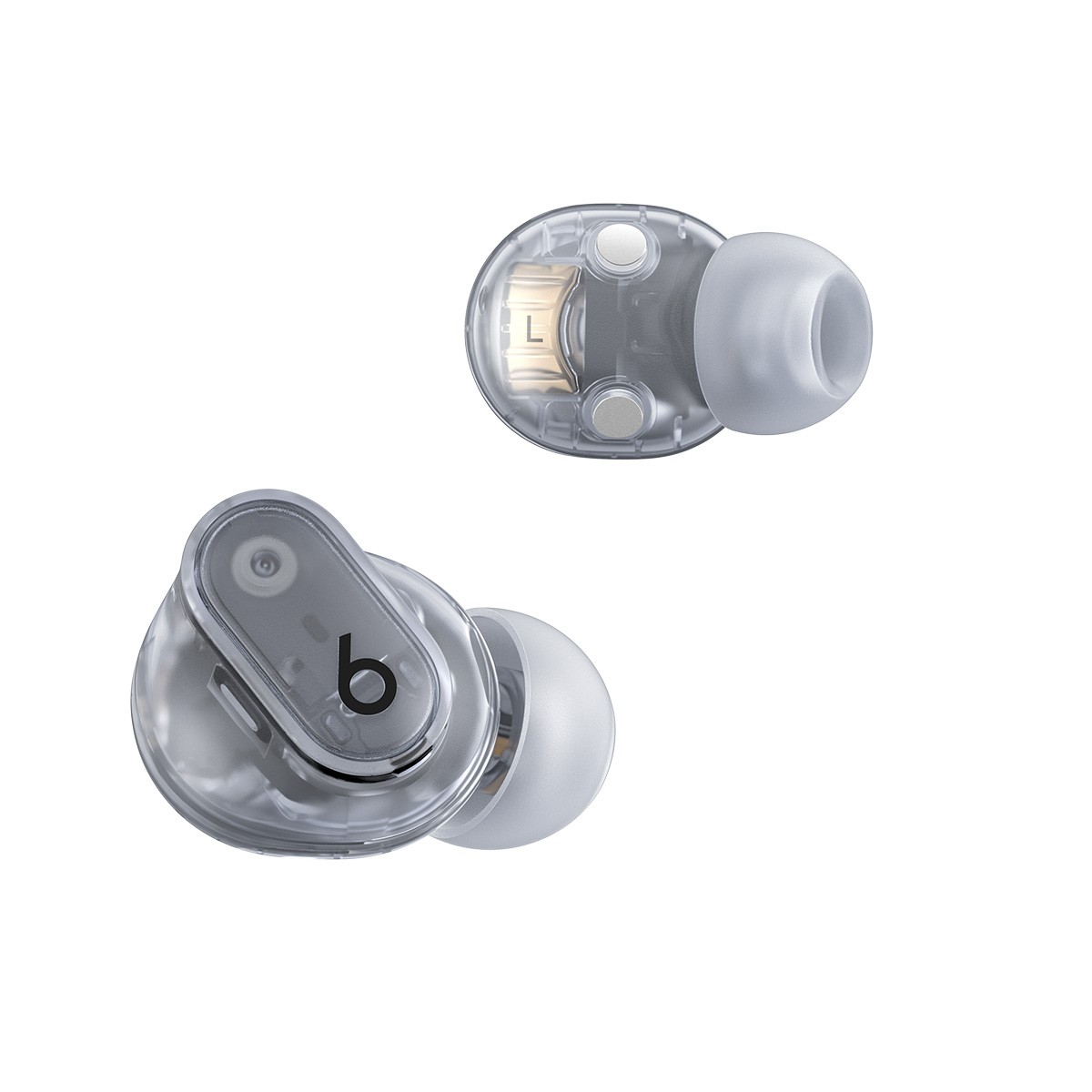 Beats Studio Buds Plus True Wireless Noise Cancelling Earbuds with Charging Case, Transparent